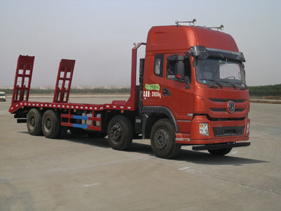 東風前四后八挖機平板運輸車